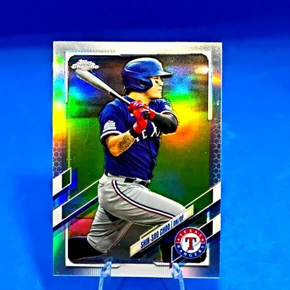 2021 Topps Chrome - Shin-Soo Choo #127 Rainbow Refractor - Picture 1 of 6